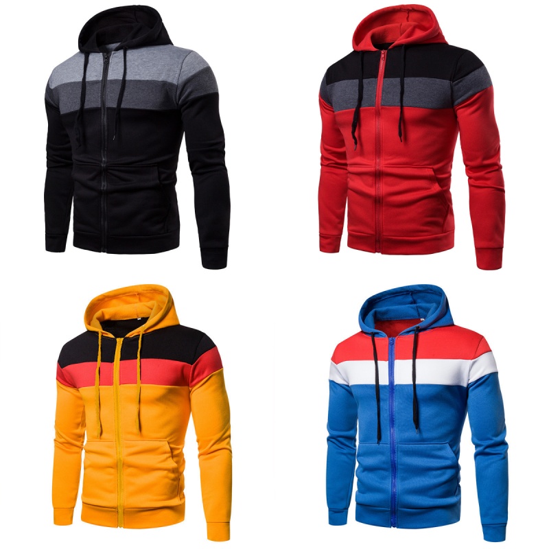 Street Fashion Fall 2025 - Moletom Masculino com Capuz em Patchwork
