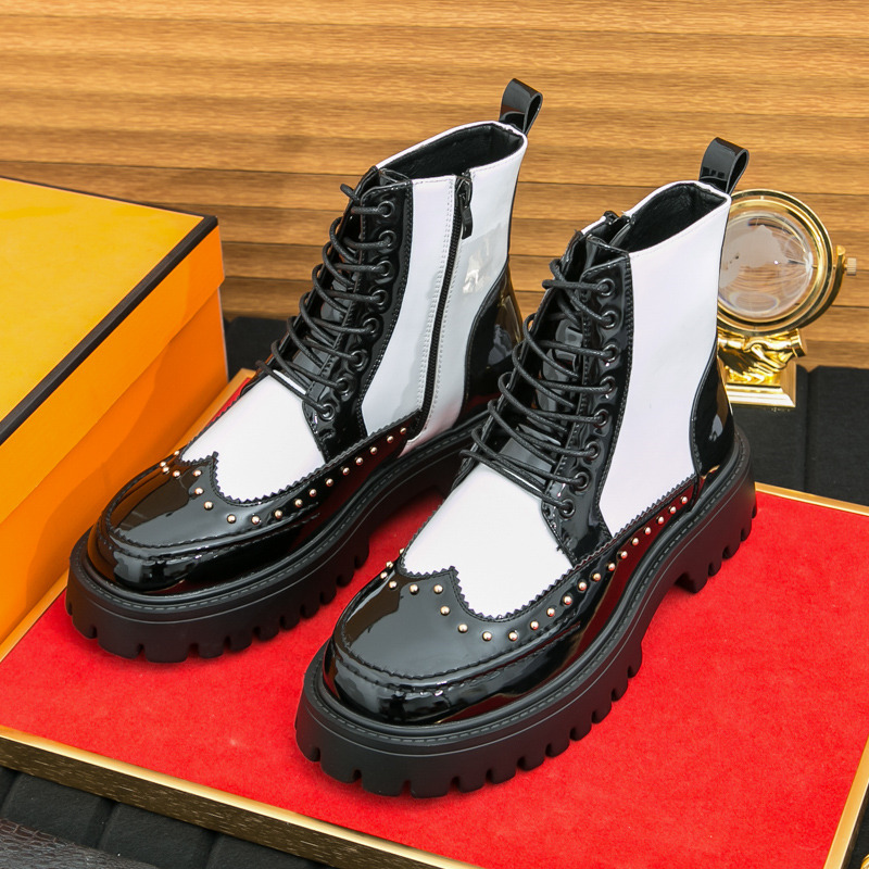 Parade Fashion Street - Botas de cano alto com rebites