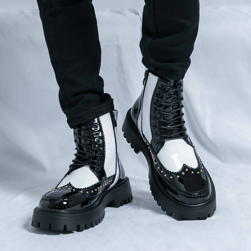 Botas de cano alto com rebites - Parade Fashion Street avaliação e preço