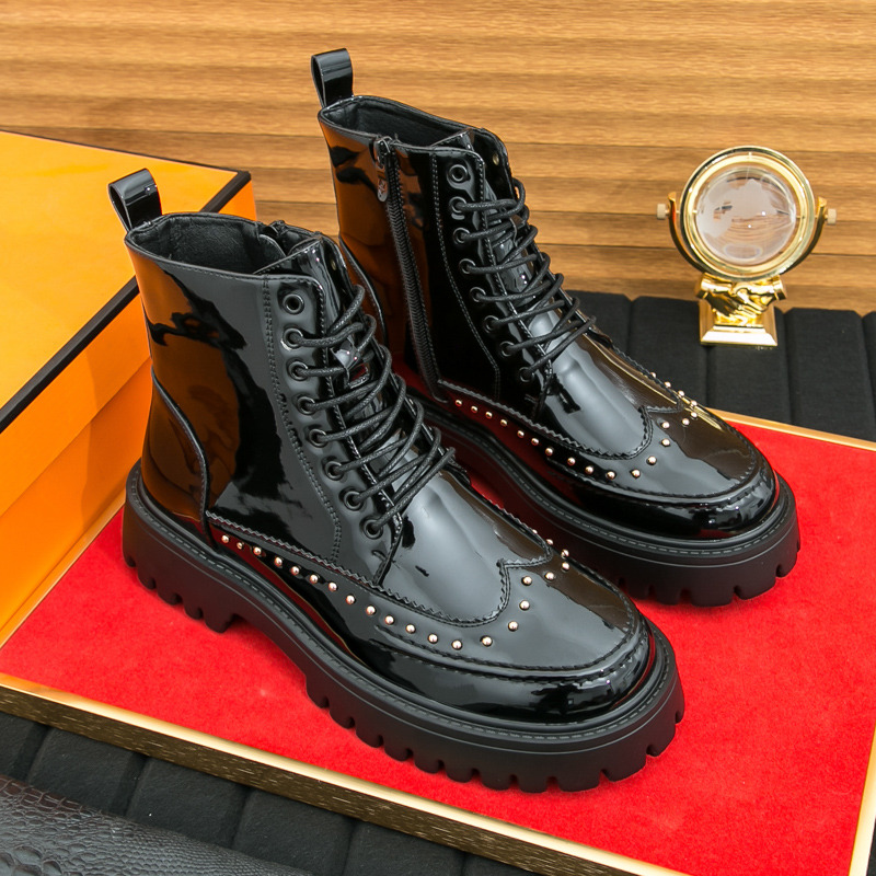 Botas de cano alto com rebites - Parade Fashion Street avaliação e preço