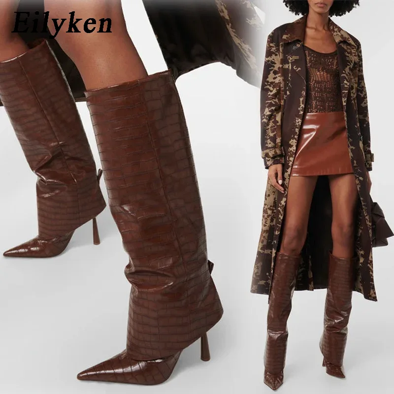 Eilyken 2027 Botas Femininas d - Street Fashion Lady avaliação e preço