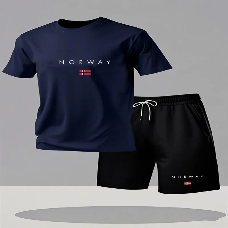 Conjunto Masculino Casual de V - Street Fashion Summer 2026 avaliação e preço