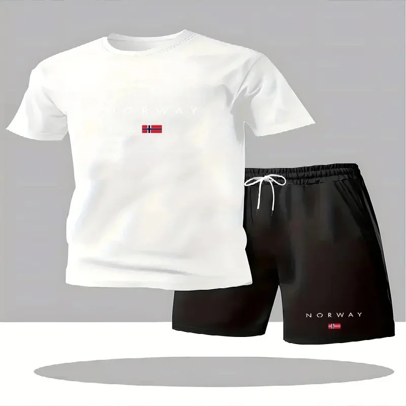 Conjunto Masculino Casual de V - Street Fashion Summer 2026 avaliação e preço