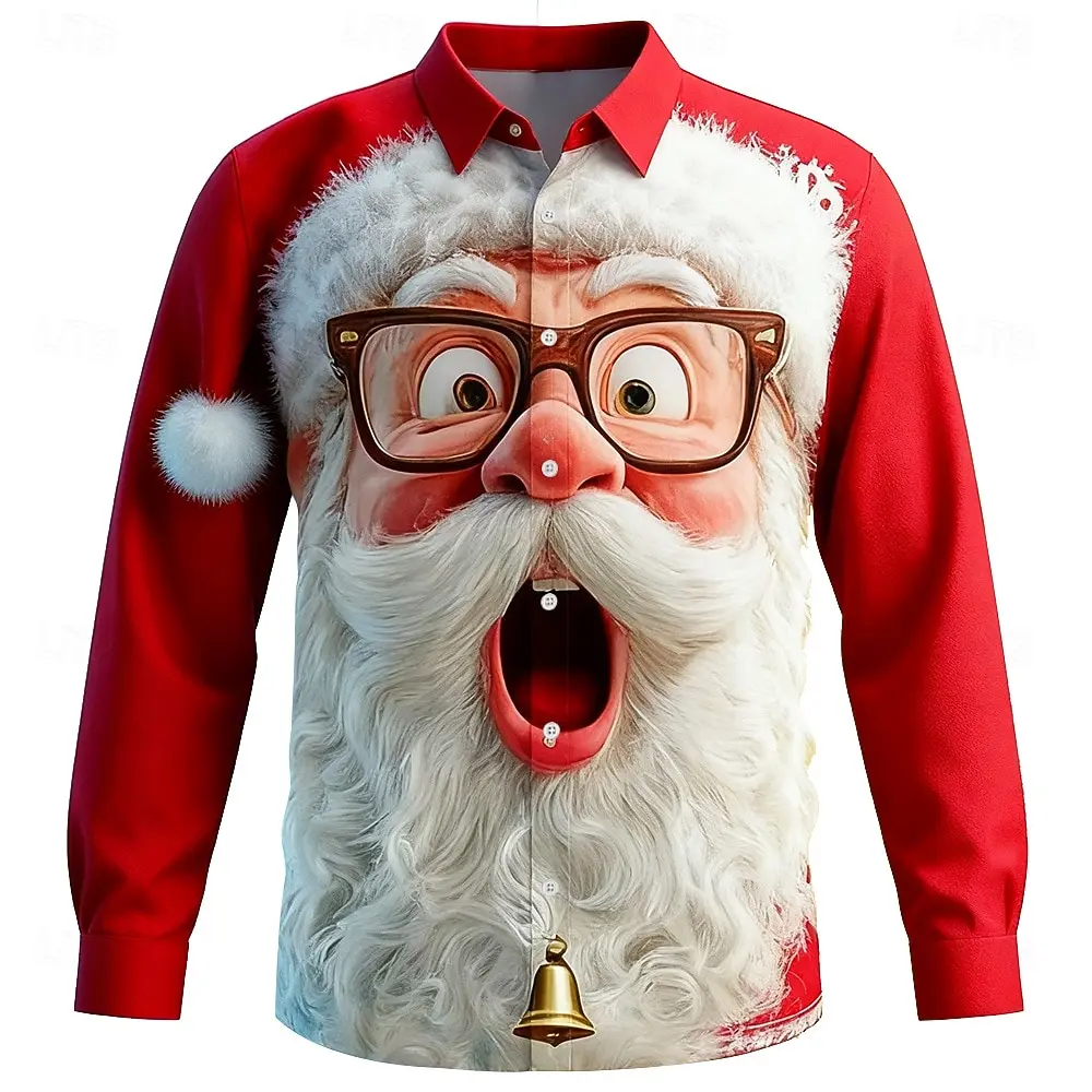 Natal masculino 3d gráfico man - Street Fashion Fall 2025 avaliação e preço