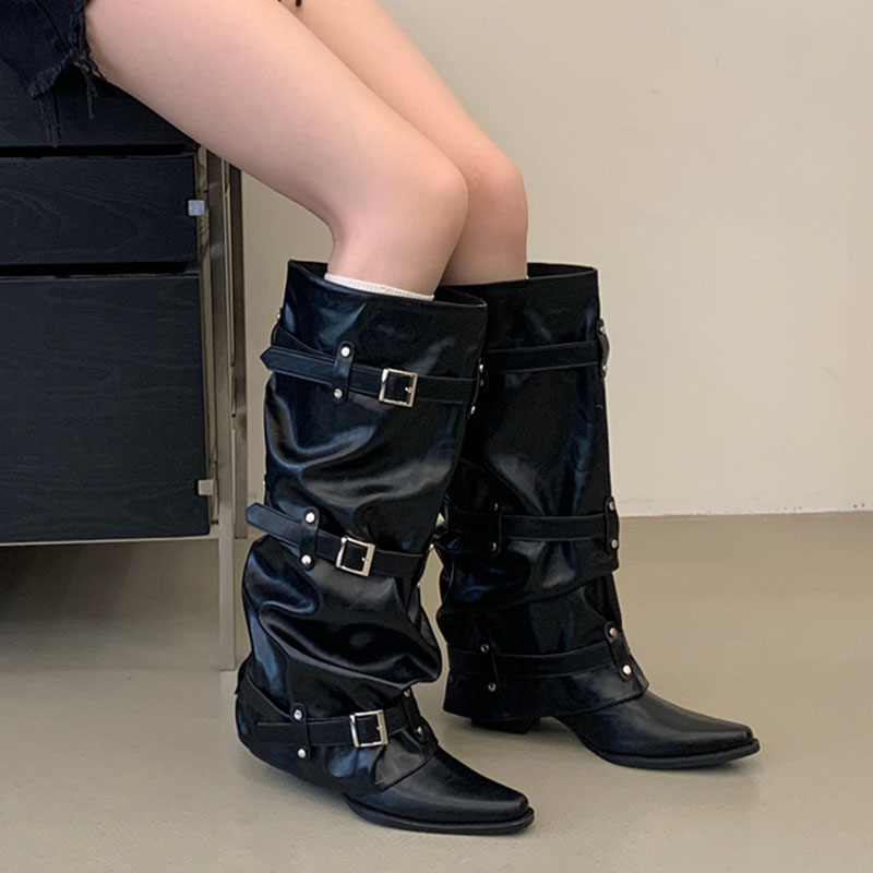 Botas Femininas de Cano Alto P - Street Fashion Lady avaliação e preço