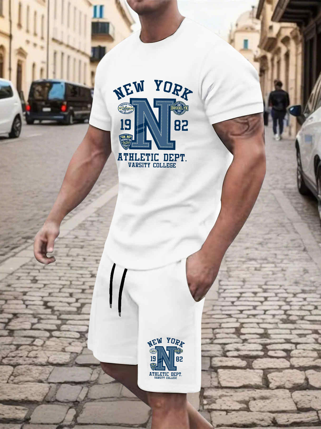 2025 novo verão conjunto mascu - Street Fashion New York 2025 avaliação e preço