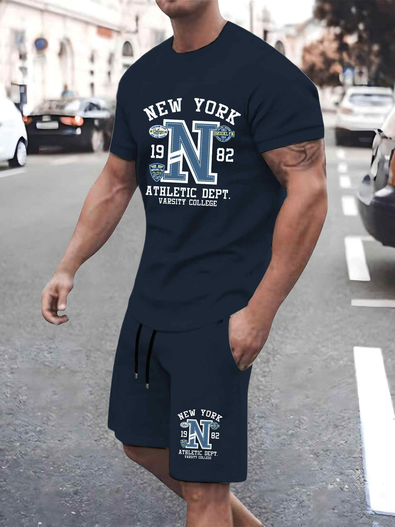 2025 novo verão conjunto mascu - Street Fashion New York 2025 avaliação e preço