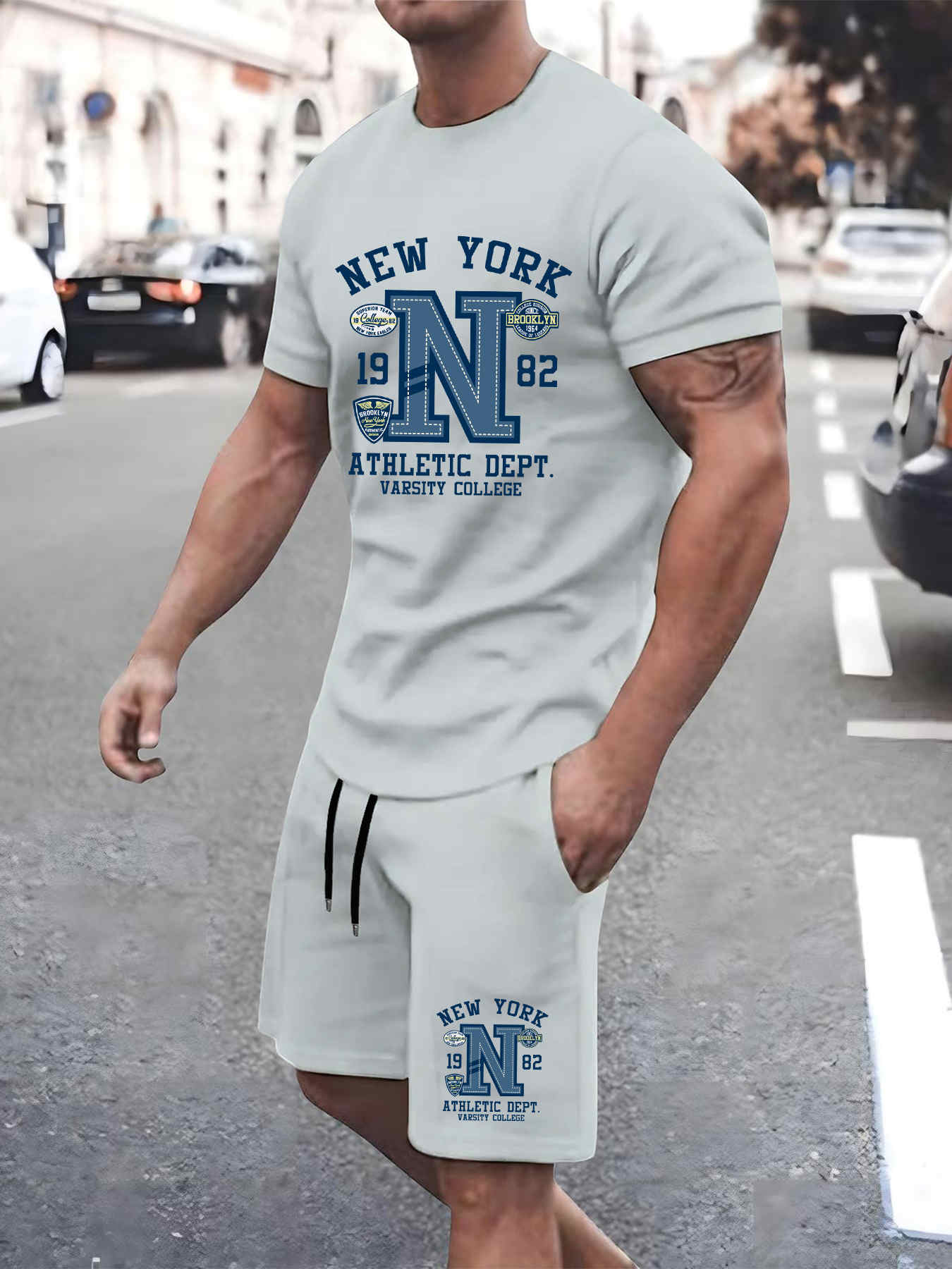 2025 novo verão conjunto mascu - Street Fashion New York 2025 avaliação e preço