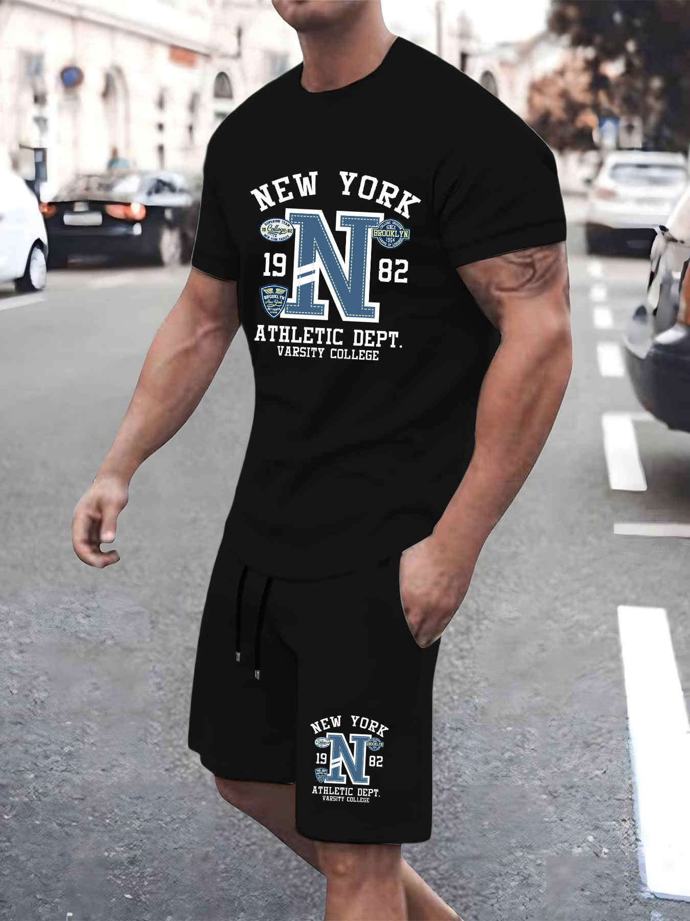 2025 novo verão conjunto mascu - Street Fashion New York 2025 avaliação e preço
