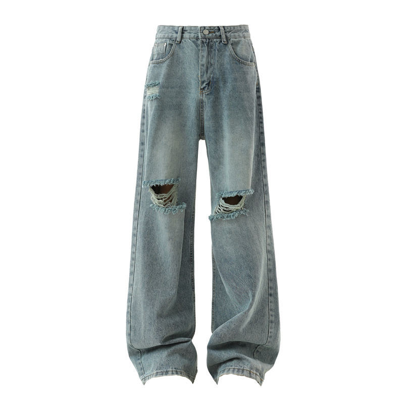 Jeans rasgados masculinos 2025 - Street Fashion Fall 2025 avaliação e preço