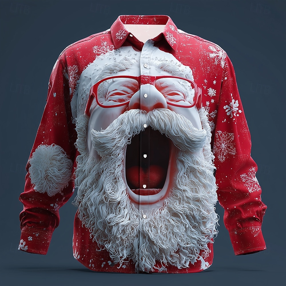 Natal masculino 3d gráfico man - Street Fashion Fall 2025 avaliação e preço