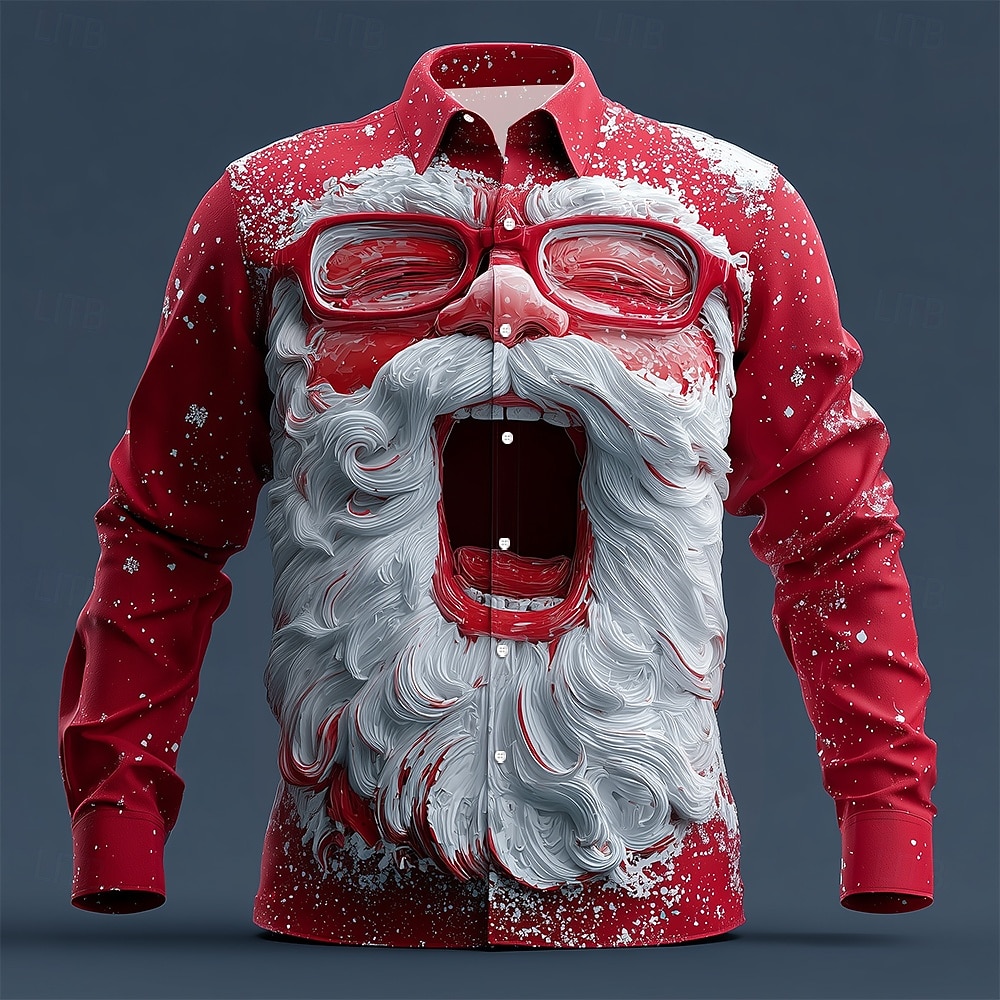 Natal masculino 3d gráfico man - Street Fashion Fall 2025 avaliação e preço