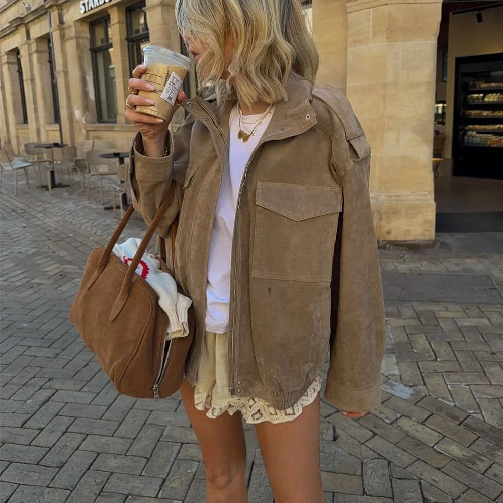 Kondala jaqueta feminina de ca - Street Fashion Fall 2025 avaliação e preço
