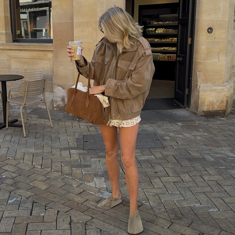 Kondala jaqueta feminina de ca - Street Fashion Fall 2025 avaliação e preço