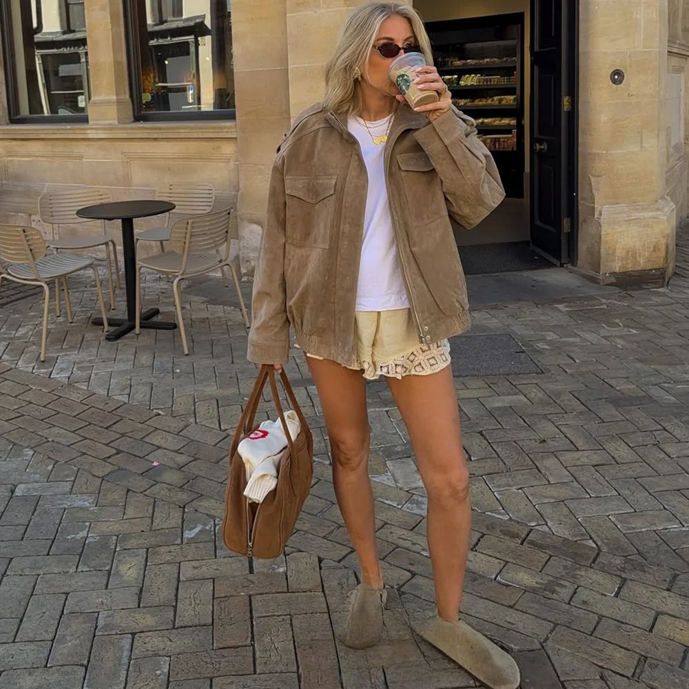 Kondala jaqueta feminina de ca - Street Fashion Fall 2025 avaliação e preço