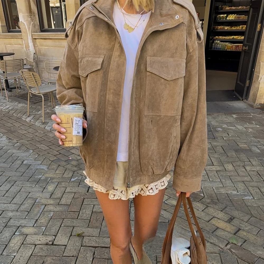 Kondala jaqueta feminina de ca - Street Fashion Fall 2025 avaliação e preço