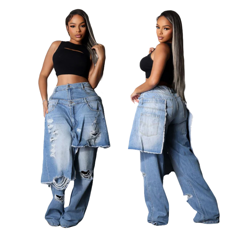 Moda denim calças femininas st - Street Fashion Fall 2025 avaliação e preço