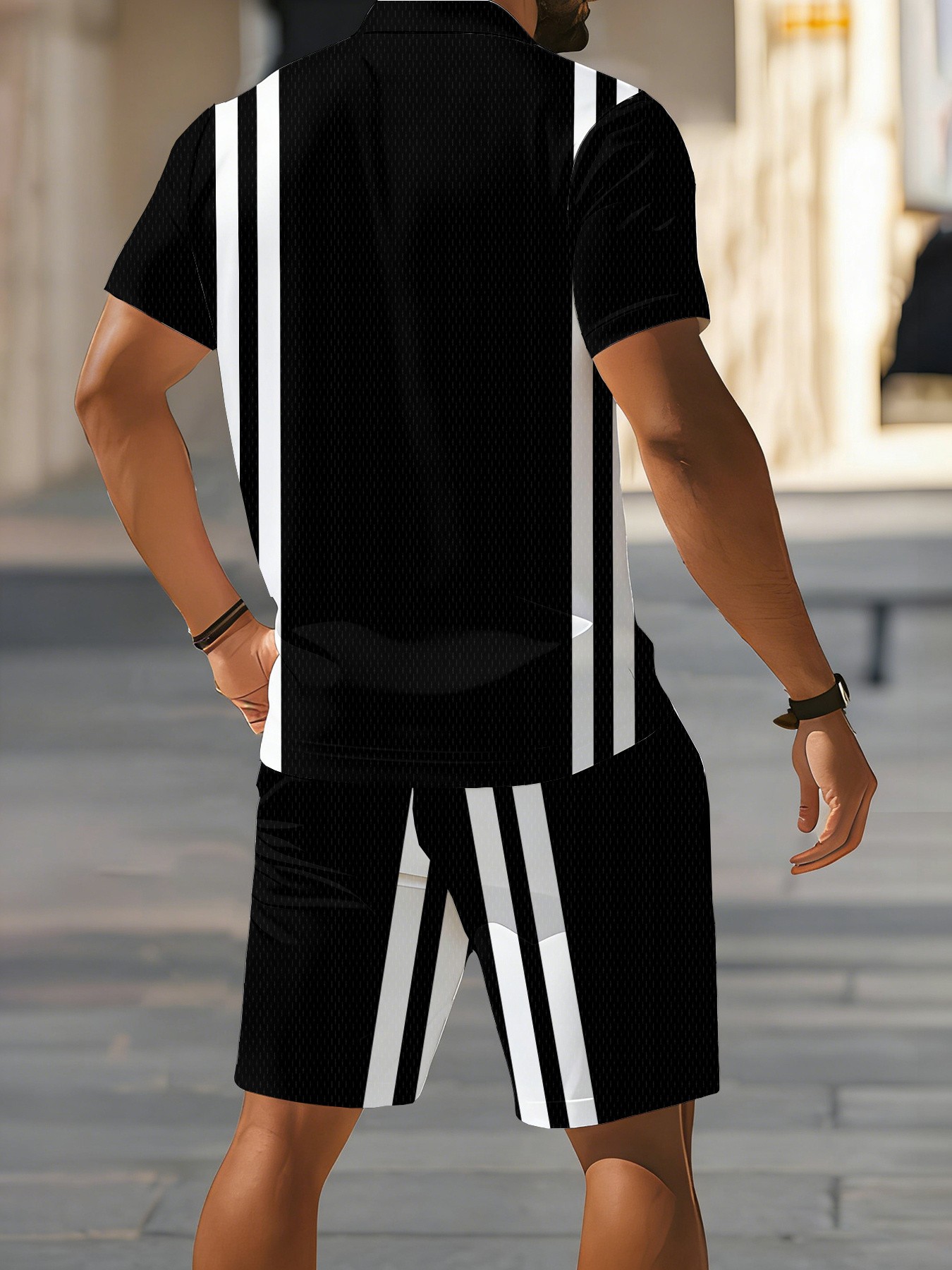 Conjunto de Camisa Polo Mascul - Street Fashion Summer 2026 avaliação e preço