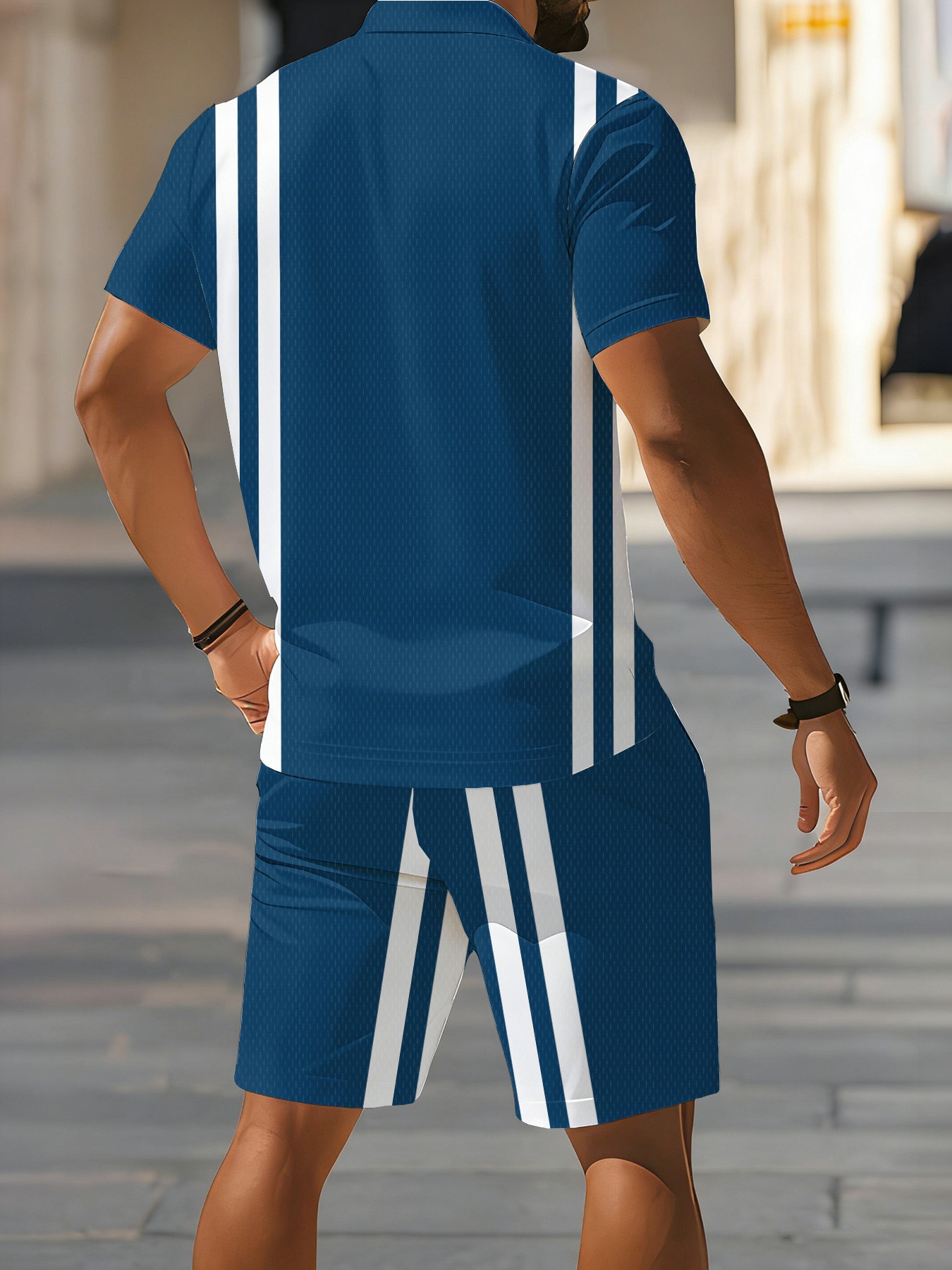 Conjunto de Camisa Polo Mascul - Street Fashion Summer 2026 avaliação e preço