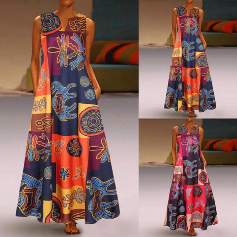 Elegante maxi vestidos das mul - Parade Fashion Street avaliação e preço